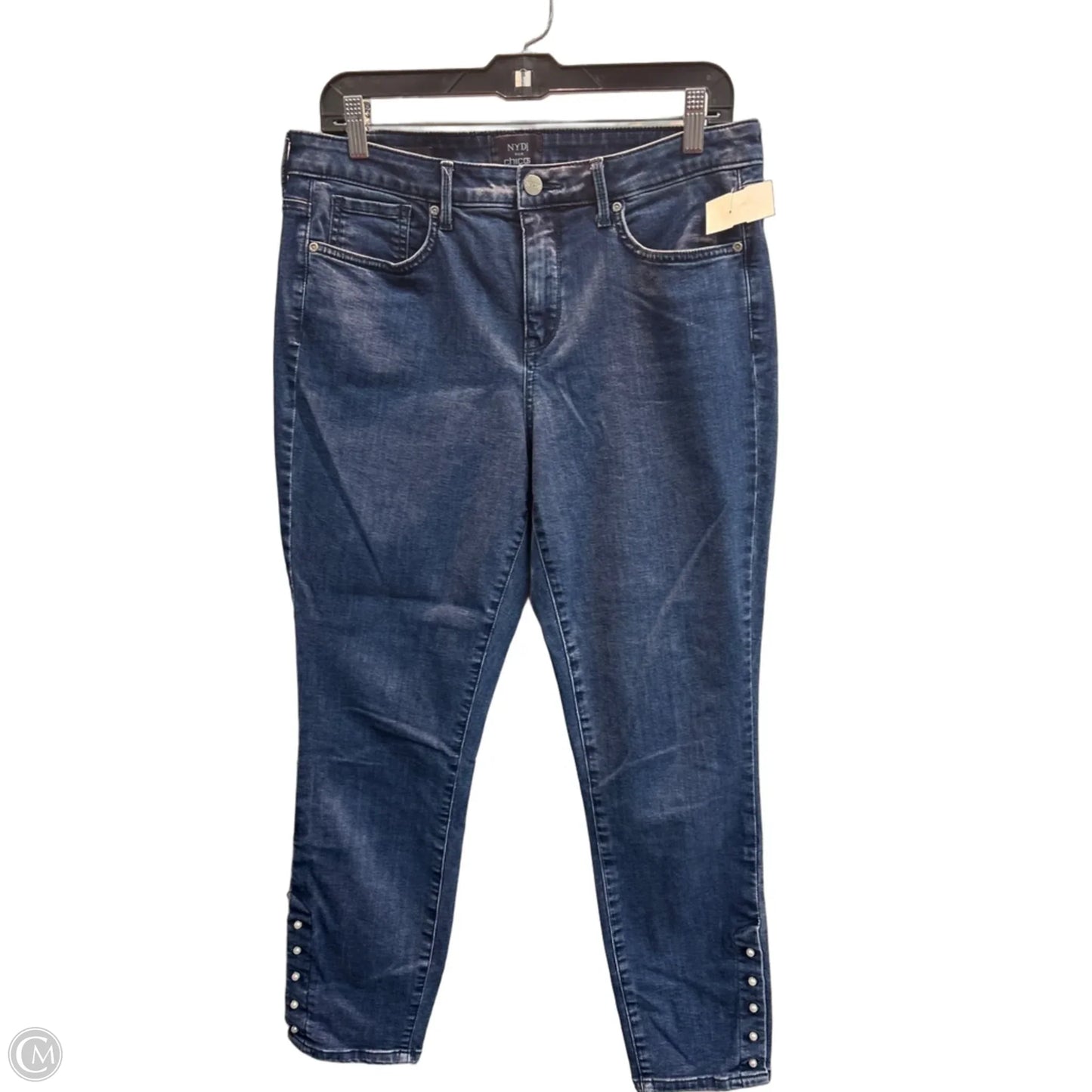 Jeans Cropped By Chicos In Blue, Size: 12