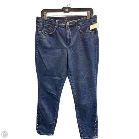 Jeans Cropped By Chicos In Blue, Size: 12