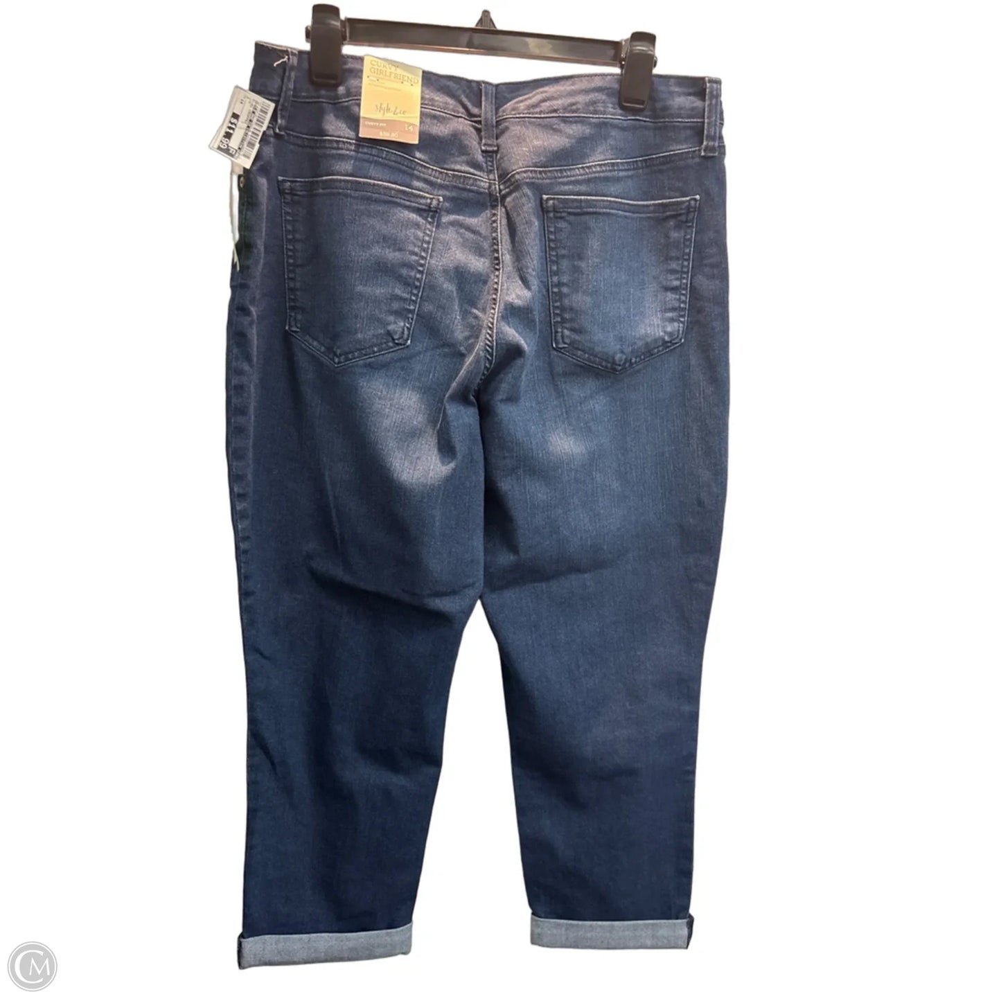 Jeans Cropped By Style And Co Collection Women In Blue, Size: 14
