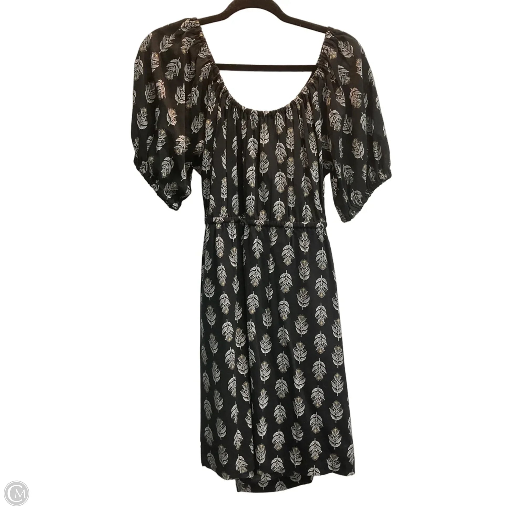 old navy black midi dress Short-Sleeve Scoop-Neck Midi Dress