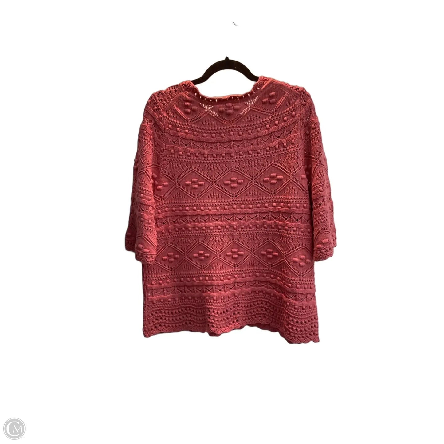 Sweater Short Sleeve By Boden In Pink, Size: 12