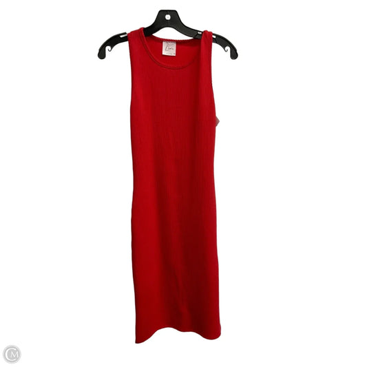 Dress Casual Midi By Livi Active In Red, Size: M