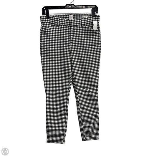 Pants Cropped By Gap In Plaid Pattern, Size: 6