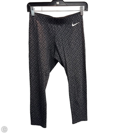 Athletic Leggings Capris By Nike In Grey, Size: S