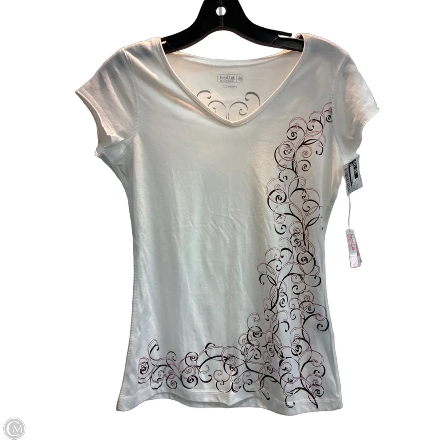 Top Short Sleeve Basic By Bolle In White, Size: S