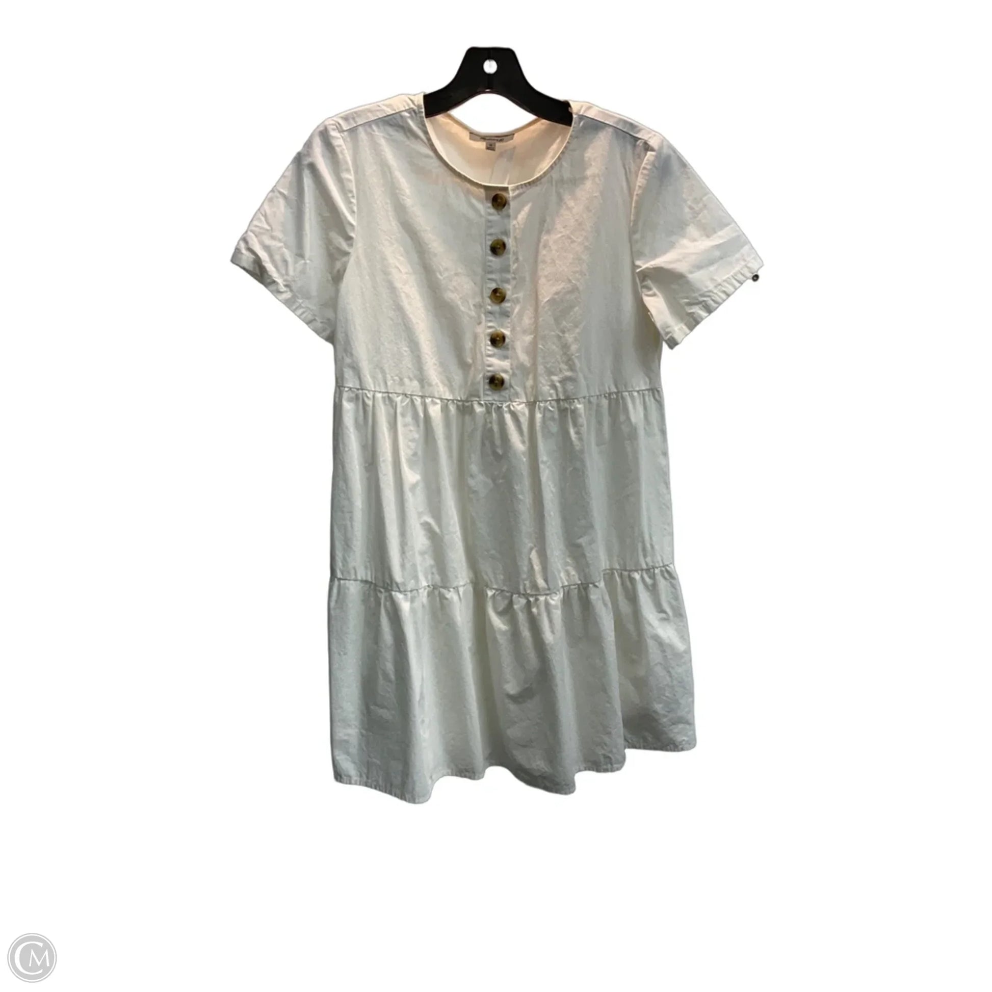 Dress Casual Midi By Madewell In Beige, Size: Xs