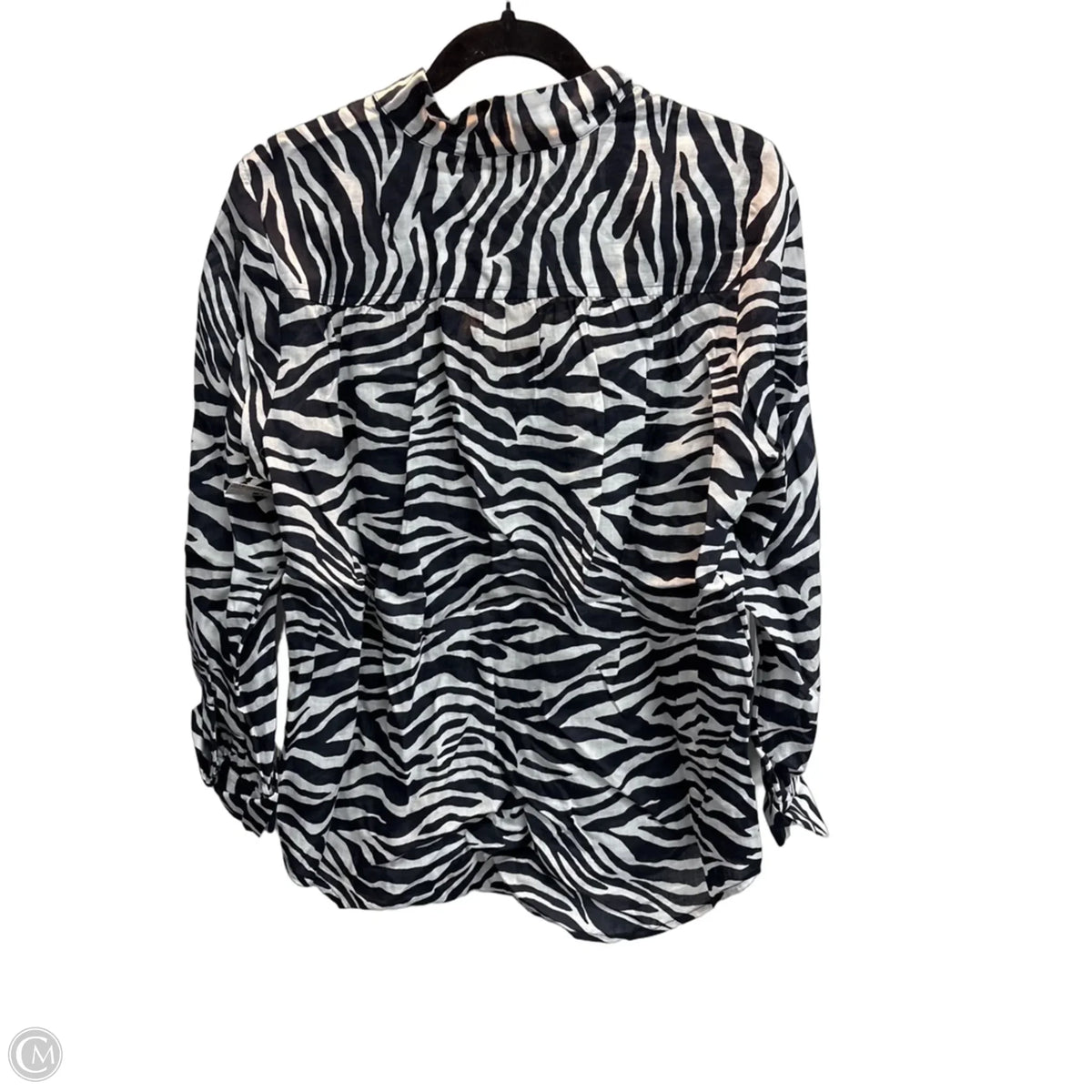 Tunic 3/4 Sleeve By Chicos In Animal Print, Size: S