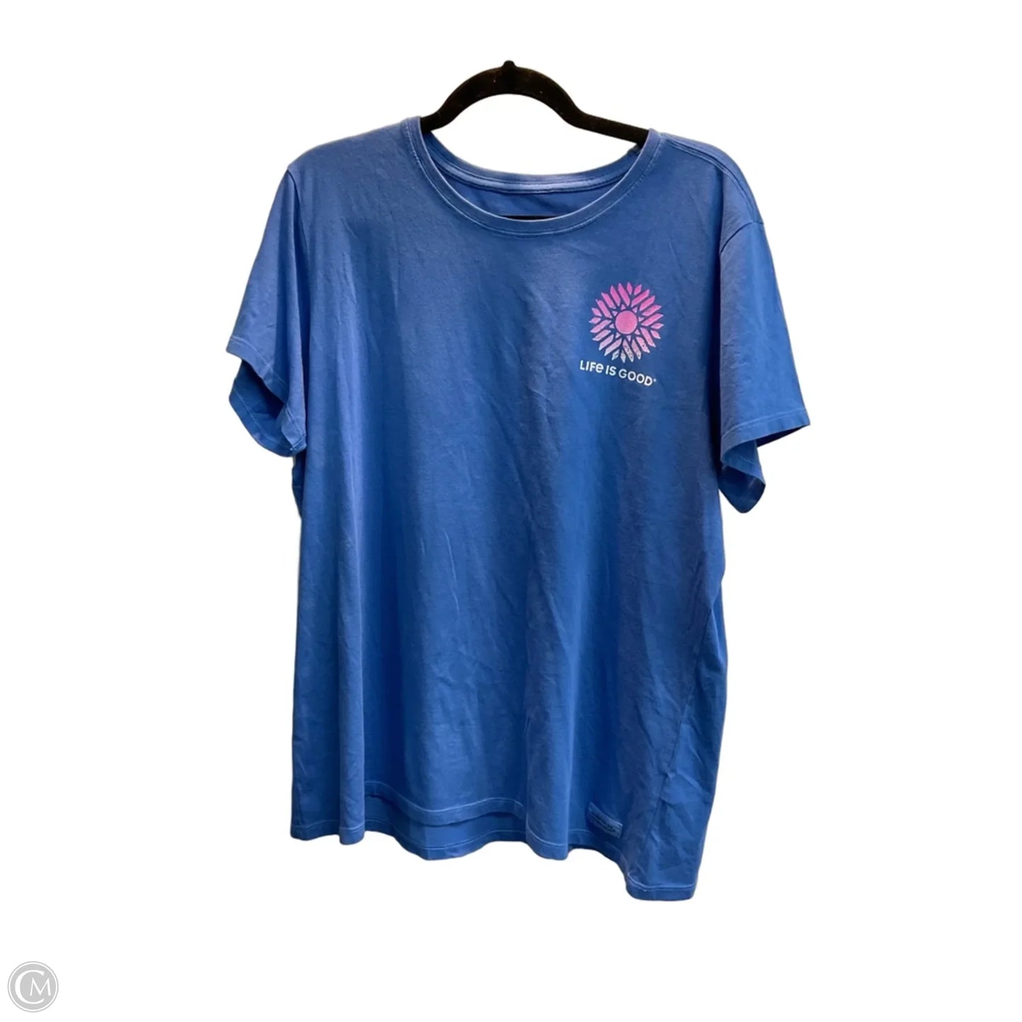 Top Short Sleeve Basic By Life Is Good In Blue, Size: Xl