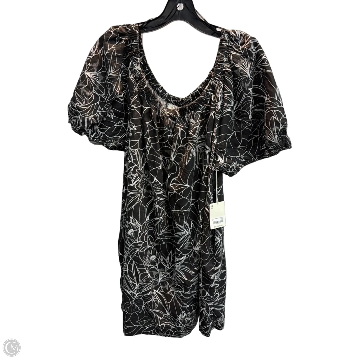 Dress Casual Midi By Ana In Tropical Print, Size: Xxl