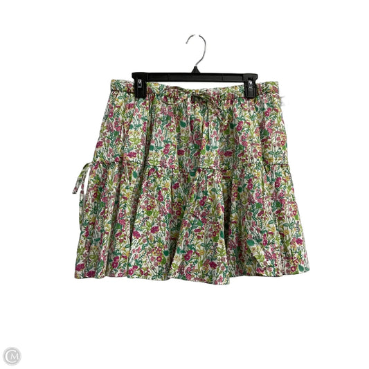 Skirt Midi By J. Crew In Floral Print, Size: M