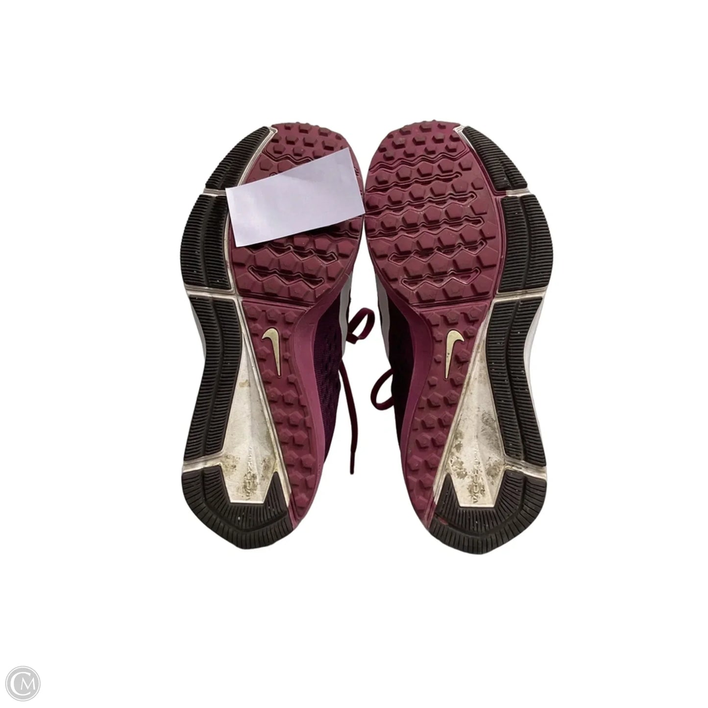 Shoes Athletic By Nike In Maroon, Size: 7
