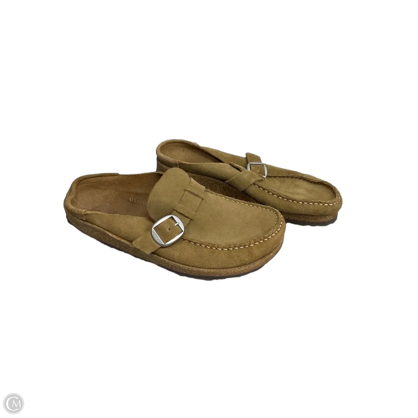 Shoes Flats By Birkenstock In Tan, Size: 8.5