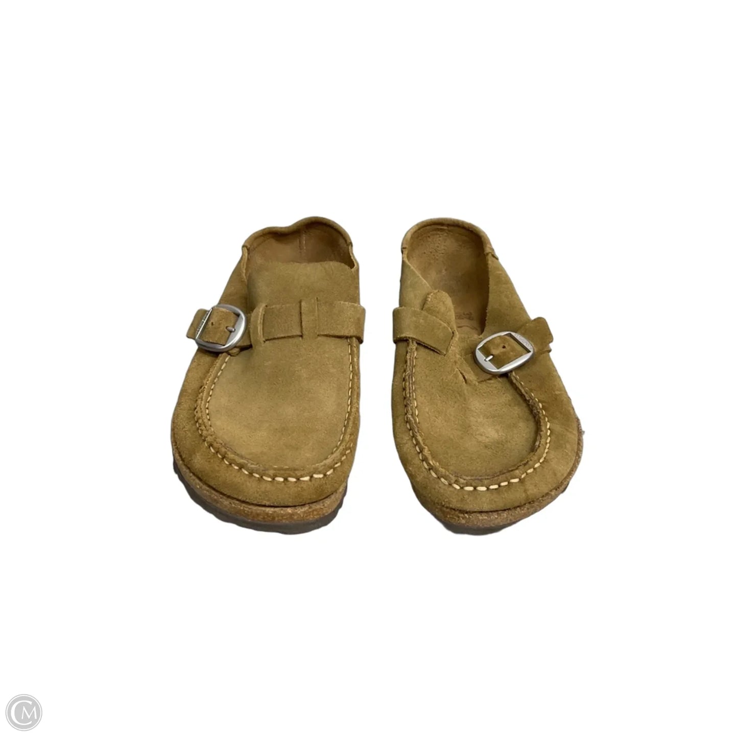 Shoes Flats By Birkenstock In Tan, Size: 8.5