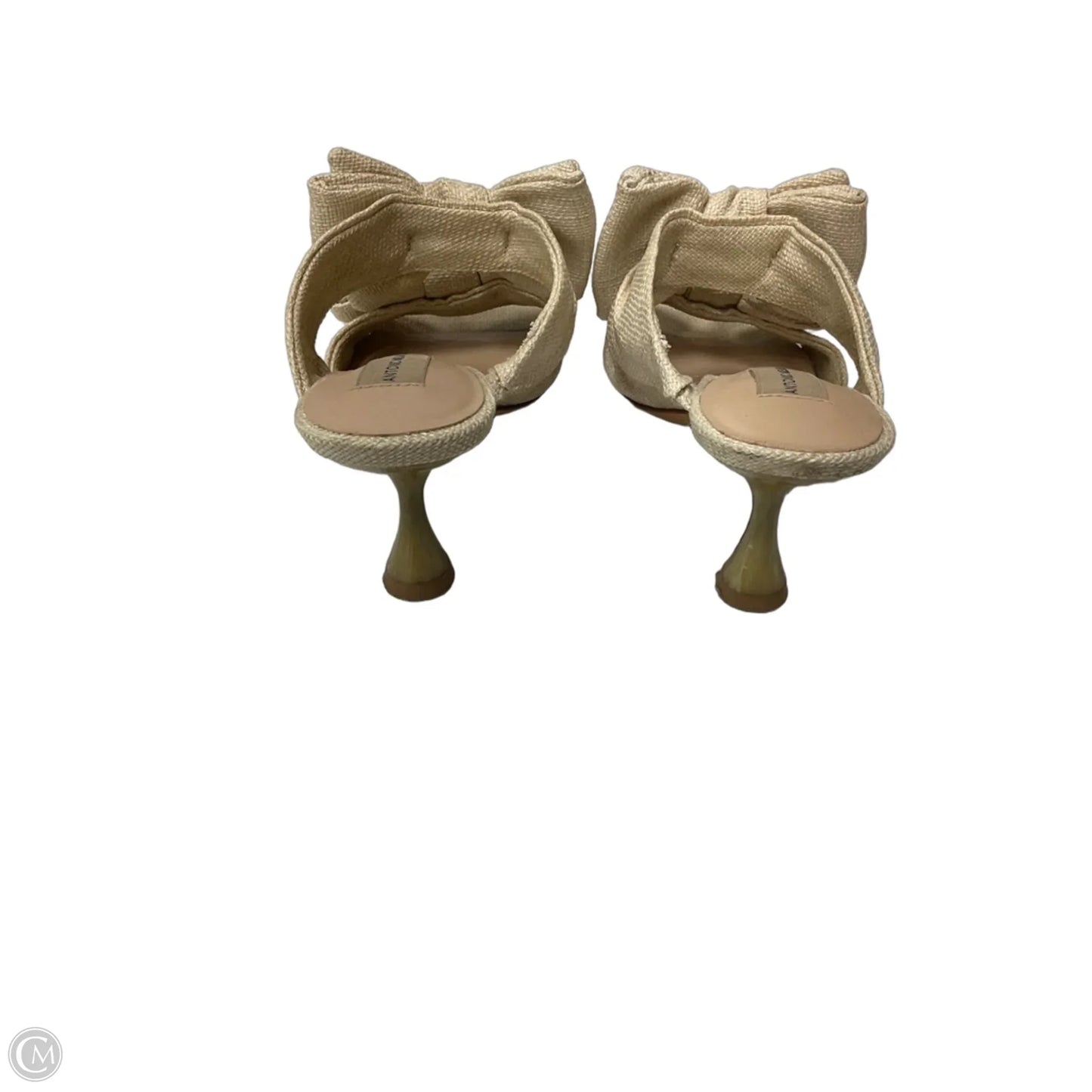 Sandals Heels Kitten By Antonio Melani In Beige, Size: 6.5