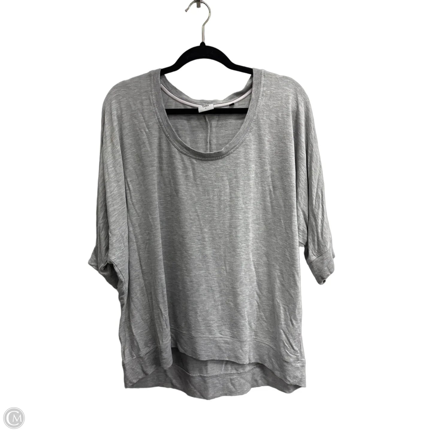 Top Short Sleeve By Cabi In Grey, Size: L