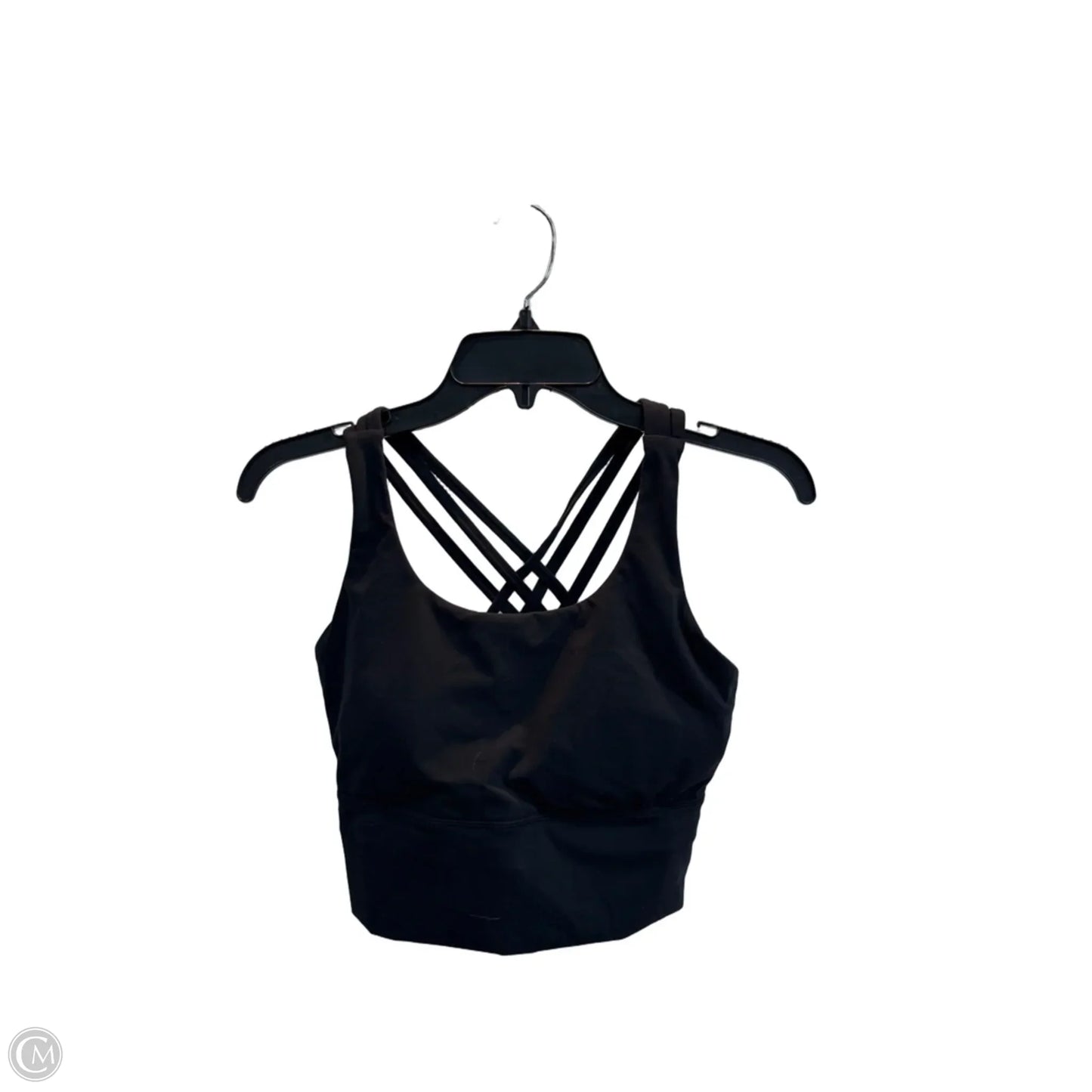 Athletic Bra By Clothes Mentor In Black, Size: M