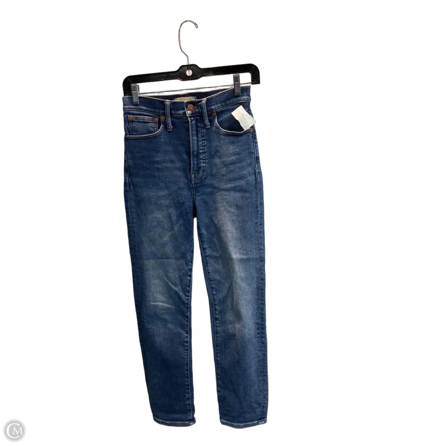 Jeans Skinny By Madewell In Blue, Size: 0