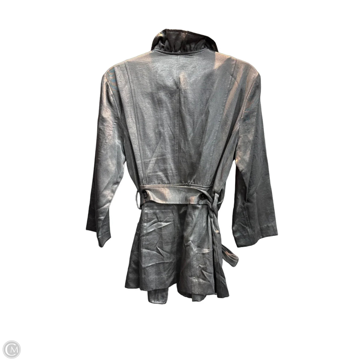 Jacket Shirt By Ruby Rd In Silver, Size: 10