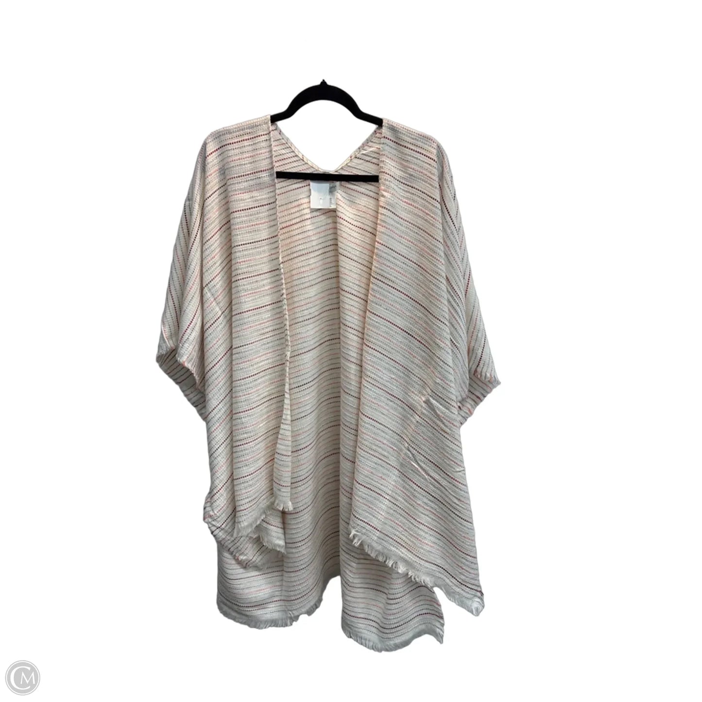 Poncho By Francesca’s In Striped Pattern, Size: 0