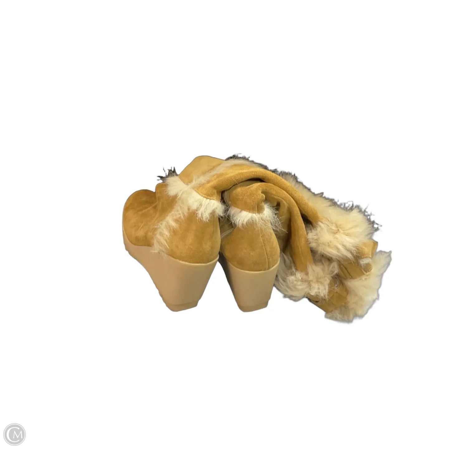 Boots Designer By Coach In Tan, Size: 7