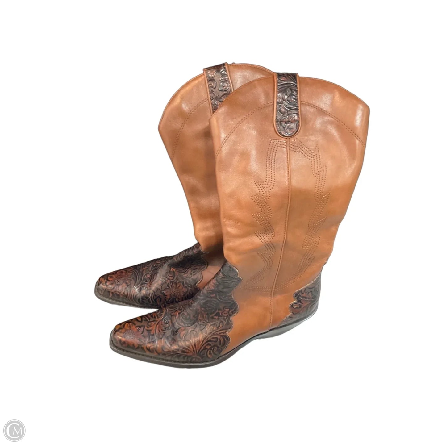 Boots Ankle Flats By Coldwater Creek In Brown, Size: 7.5