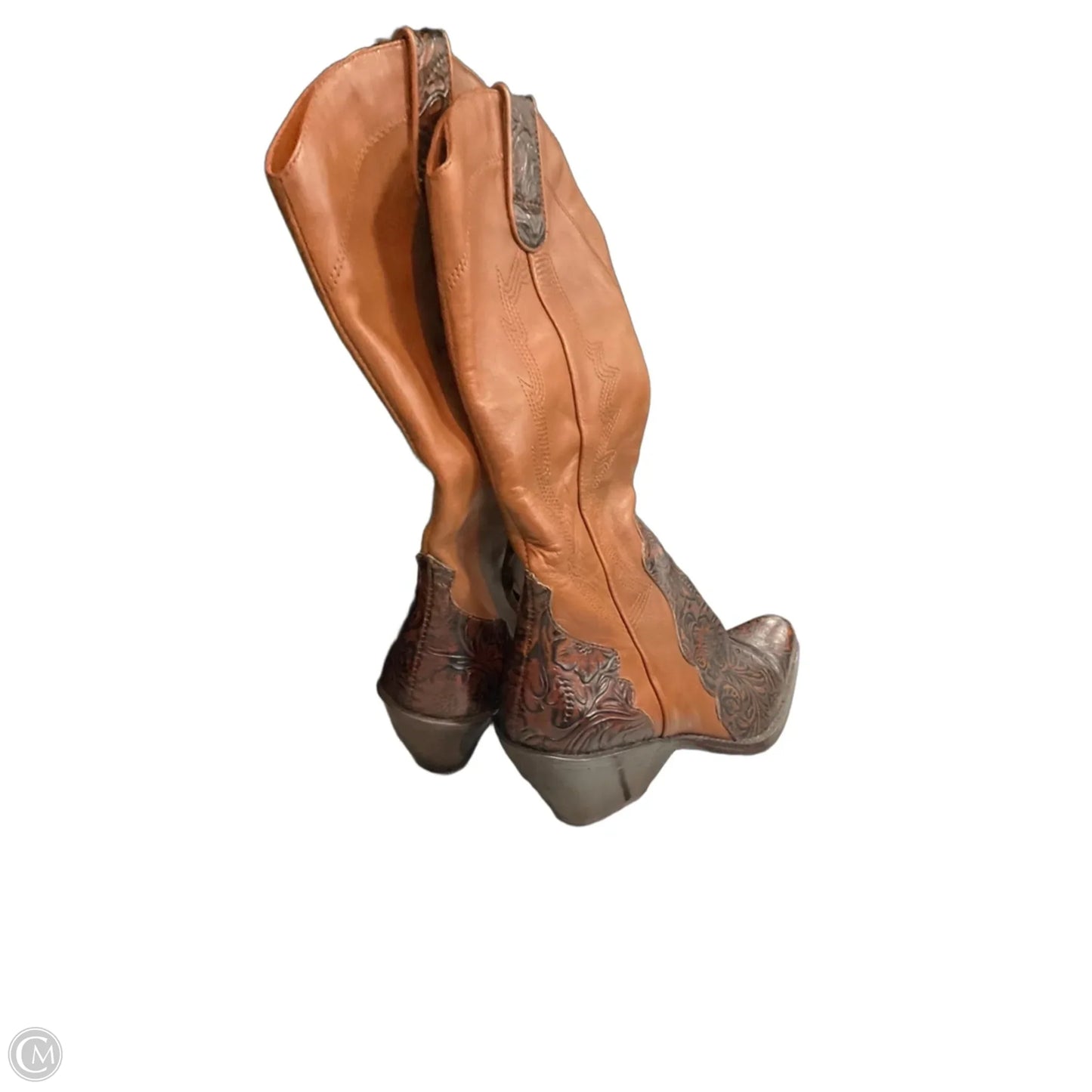 Boots Ankle Flats By Coldwater Creek In Brown, Size: 7.5