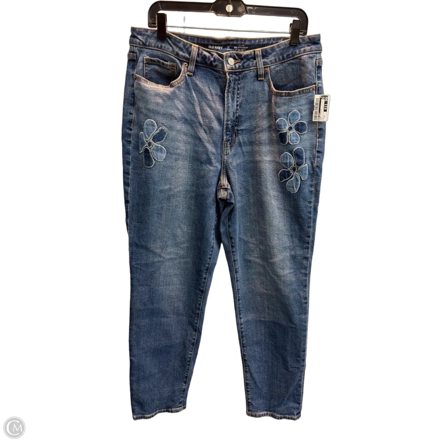 Jeans Straight By Old Navy In Blue, Size: 14