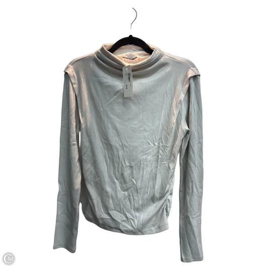 Top Long Sleeve By Michael Stars In Taupe, Size: L