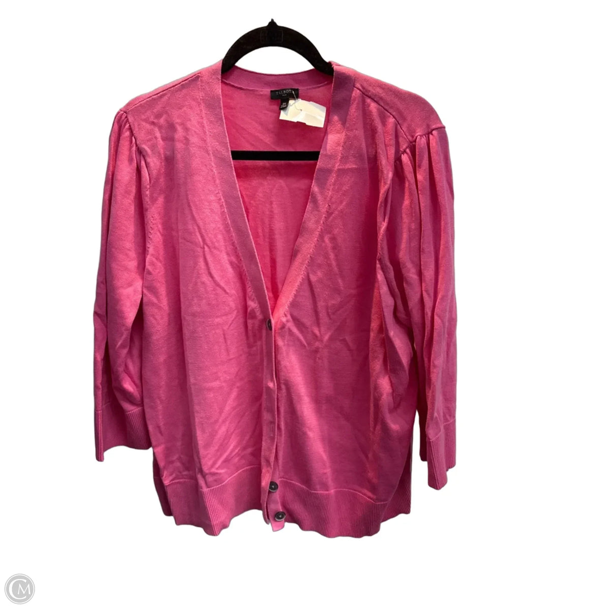 Cardigan By Talbots In Pink, Size: 2x