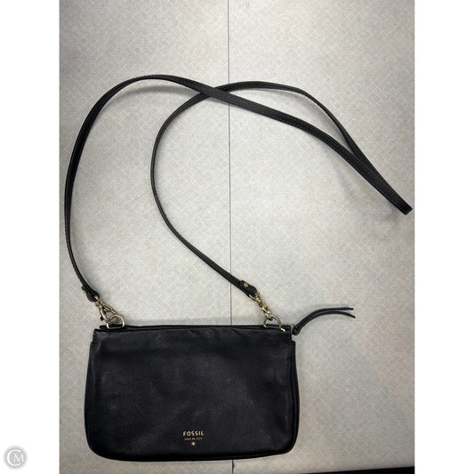 Crossbody Leather By Fossil, Size: Small