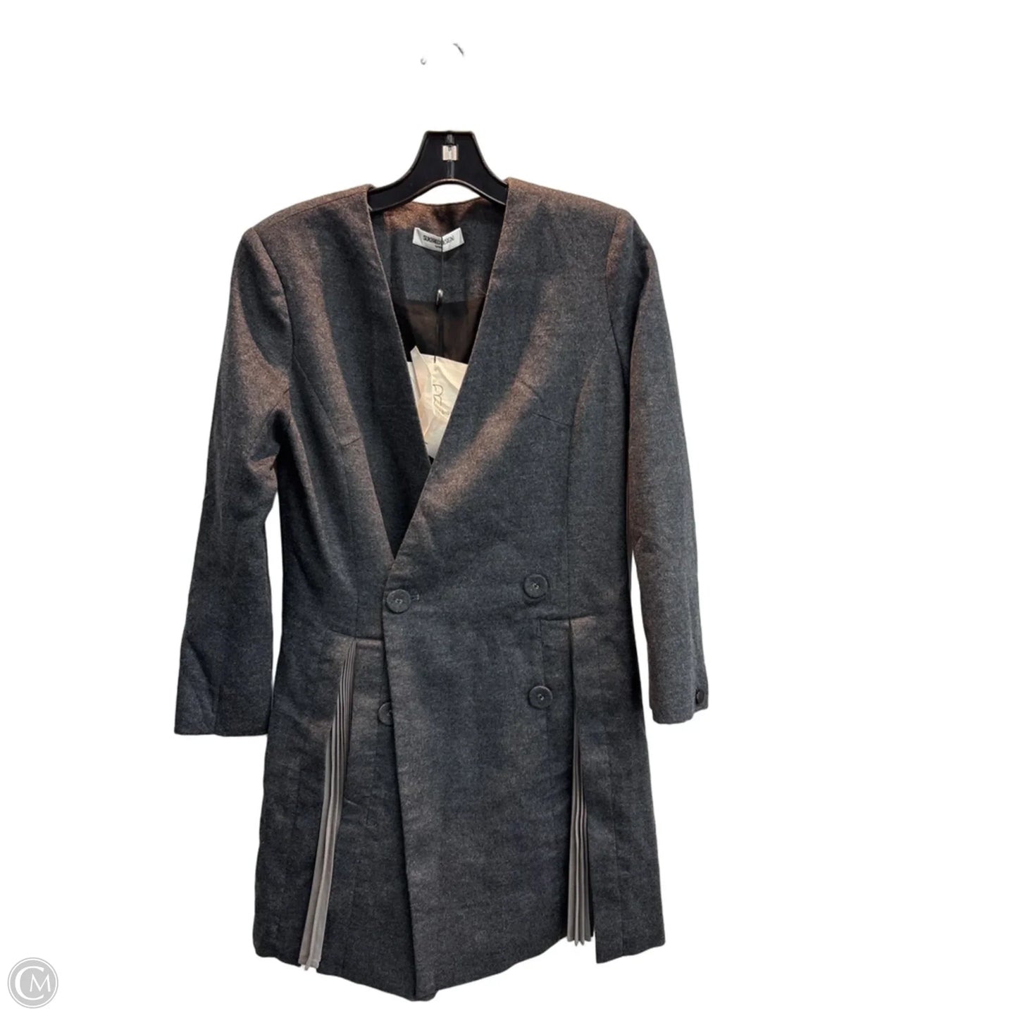 Blazer By Clothes Mentor In Grey, Size: S