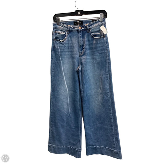 Jeans Wide Leg By Risen In Blue, Size: 4