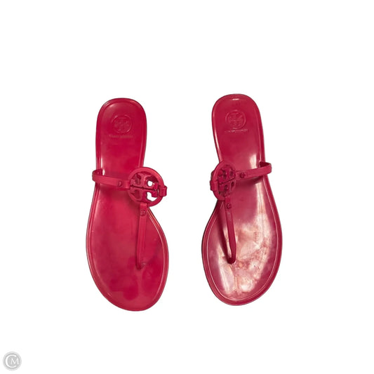 Sandals Designer By Tory Burch In Pink, Size: 9