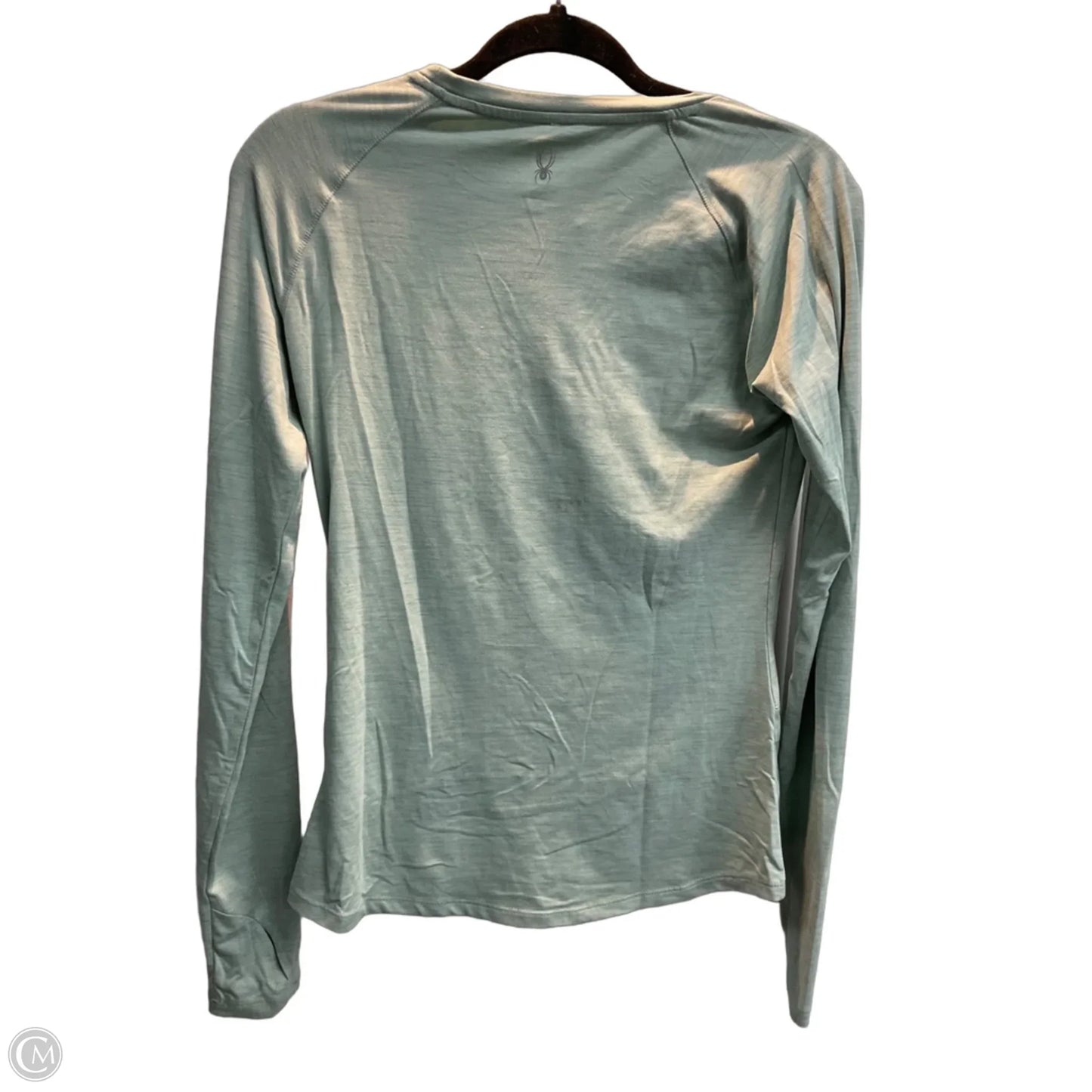 Athletic Top Long Sleeve Crewneck By Spyder In Green, Size: S
