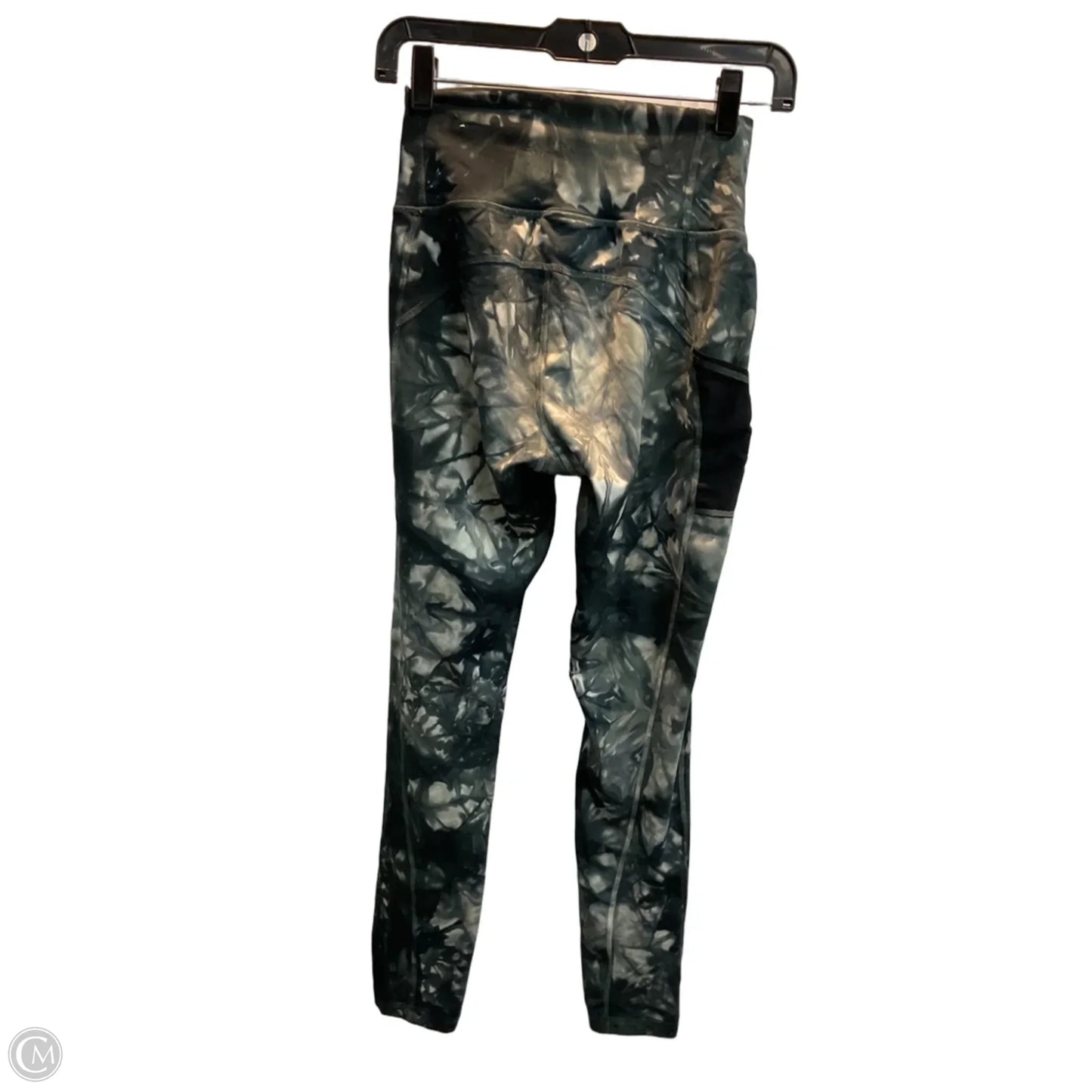 Athletic Leggings By Adidas In Tie Dye Print, Size: S