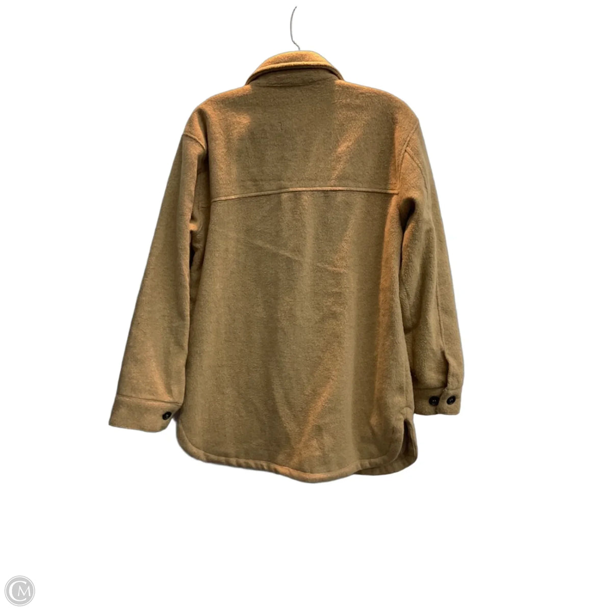 Jacket Shirt By Thread And Supply In Tan, Size: S