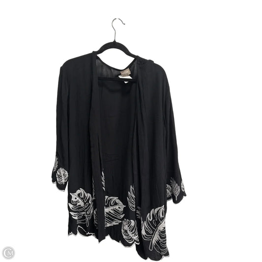 Cardigan By Chicos In Black, Size: Xxl