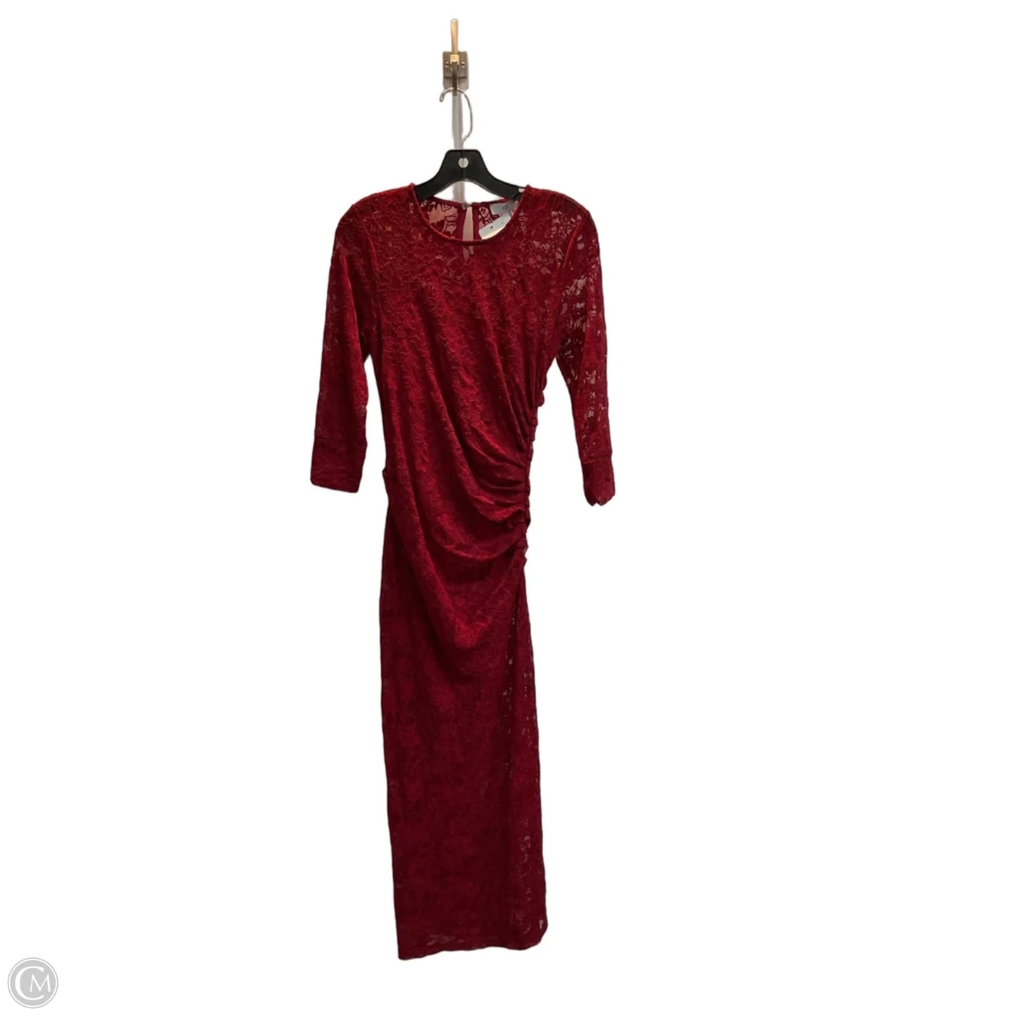 Dress Casual Maxi By Nsr In Maroon, Size: M