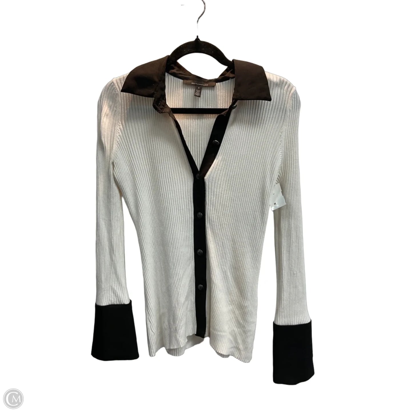 Sweater By White House Black Market In Black & Cream, Size: S