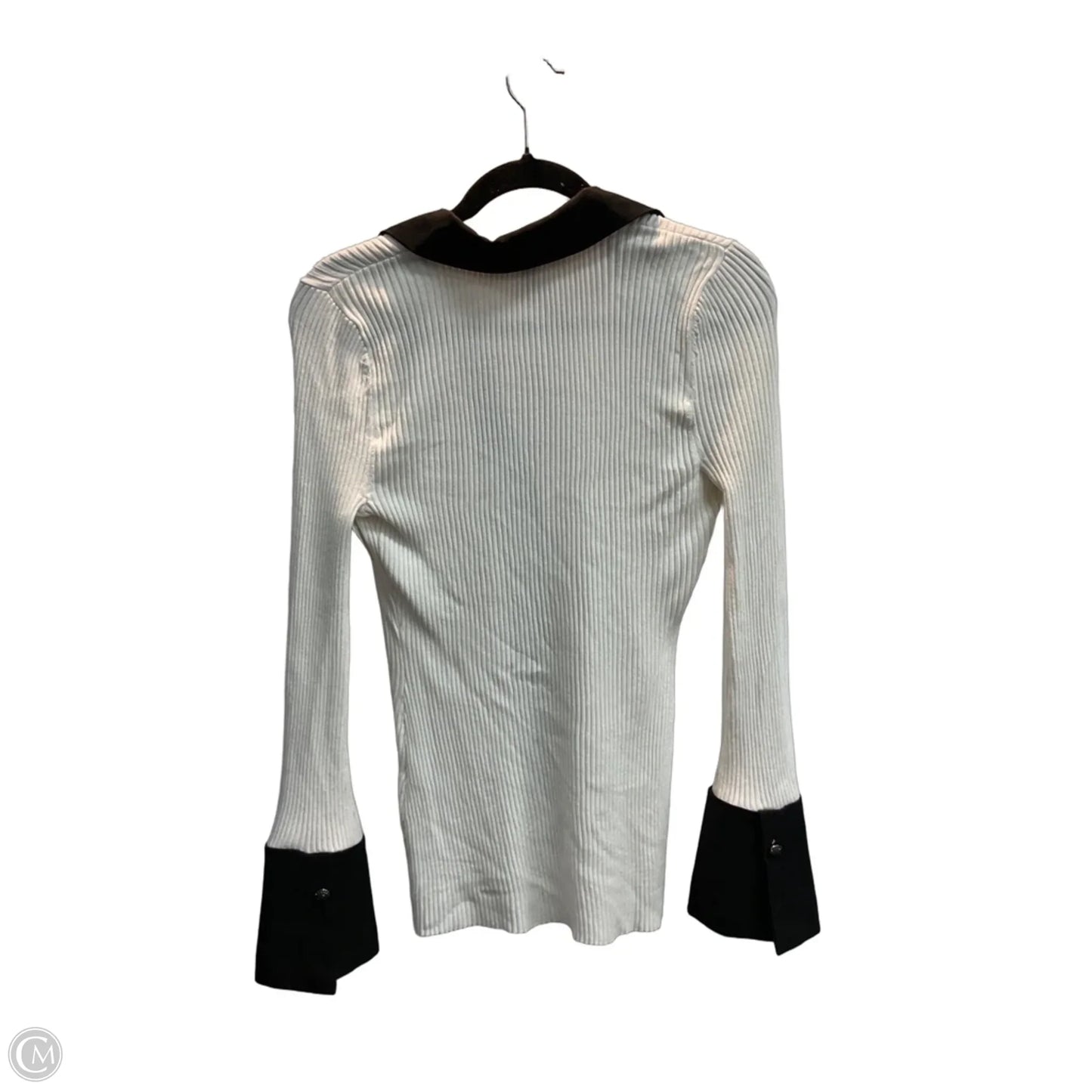 Sweater By White House Black Market In Black & Cream, Size: S