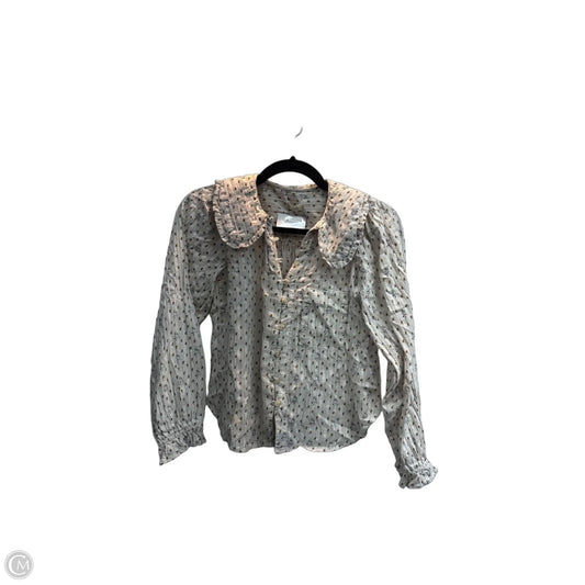 Blouse 3/4 Sleeve By Pilcro In Floral Print, Size: Xxs