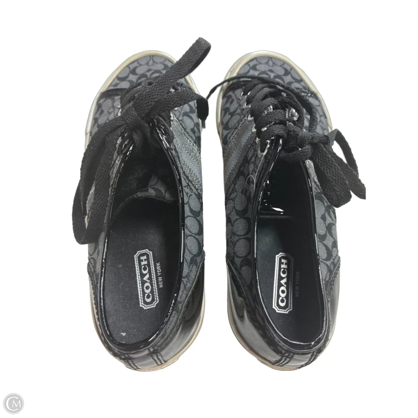 Shoes Designer By Coach In Black, Size: 7
