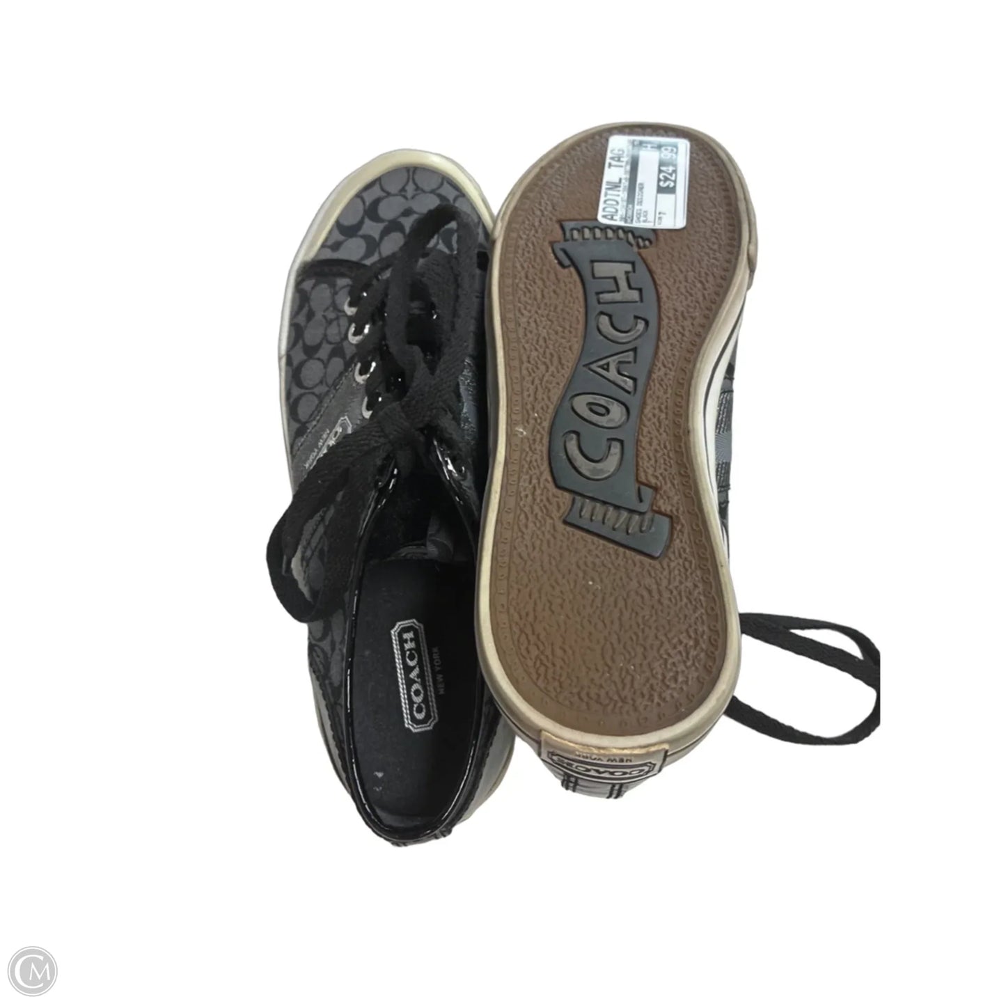 Shoes Designer By Coach In Black, Size: 7
