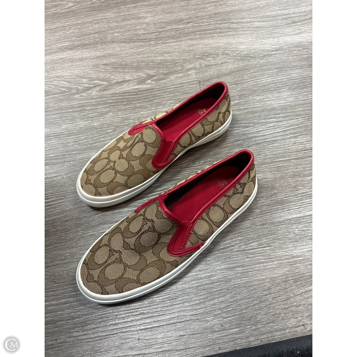 Shoes Designer By Coach In Tan, Size: 6