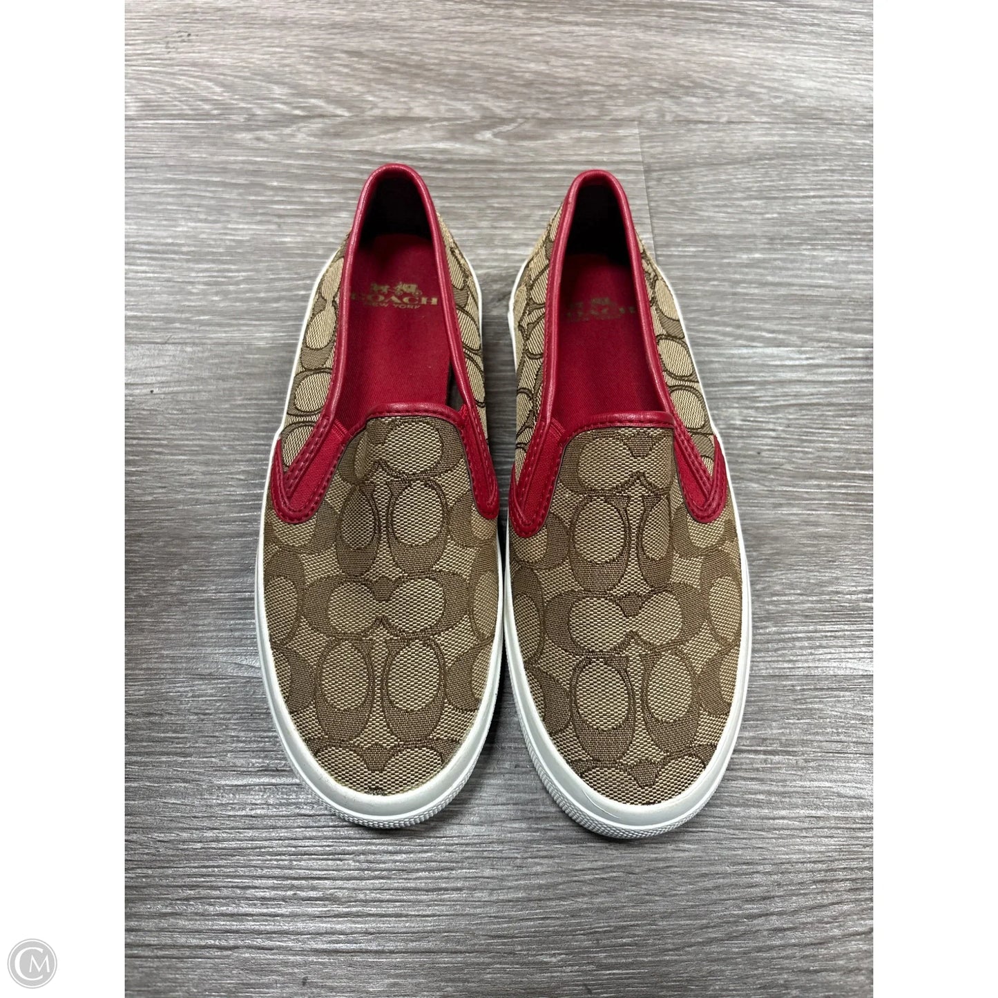 Shoes Designer By Coach In Tan, Size: 6