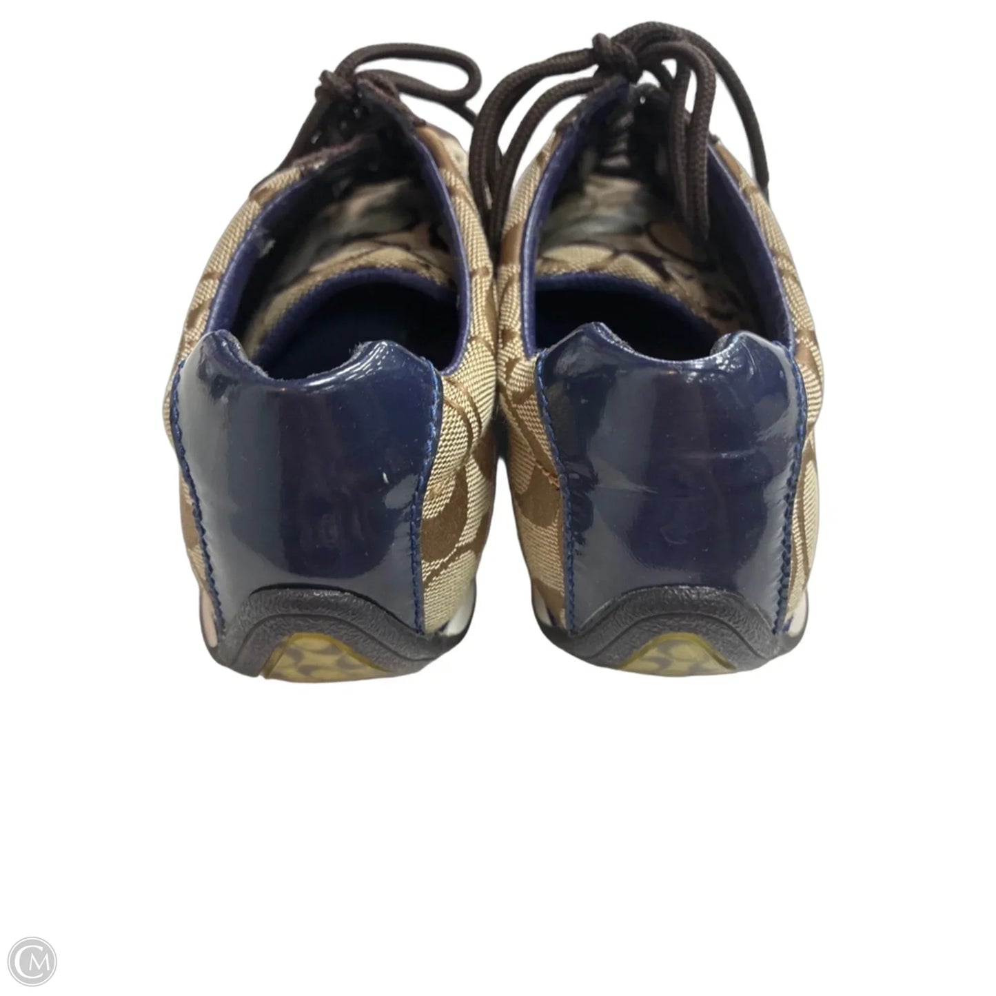 Shoes Designer By Coach In Blue & Green, Size: 6