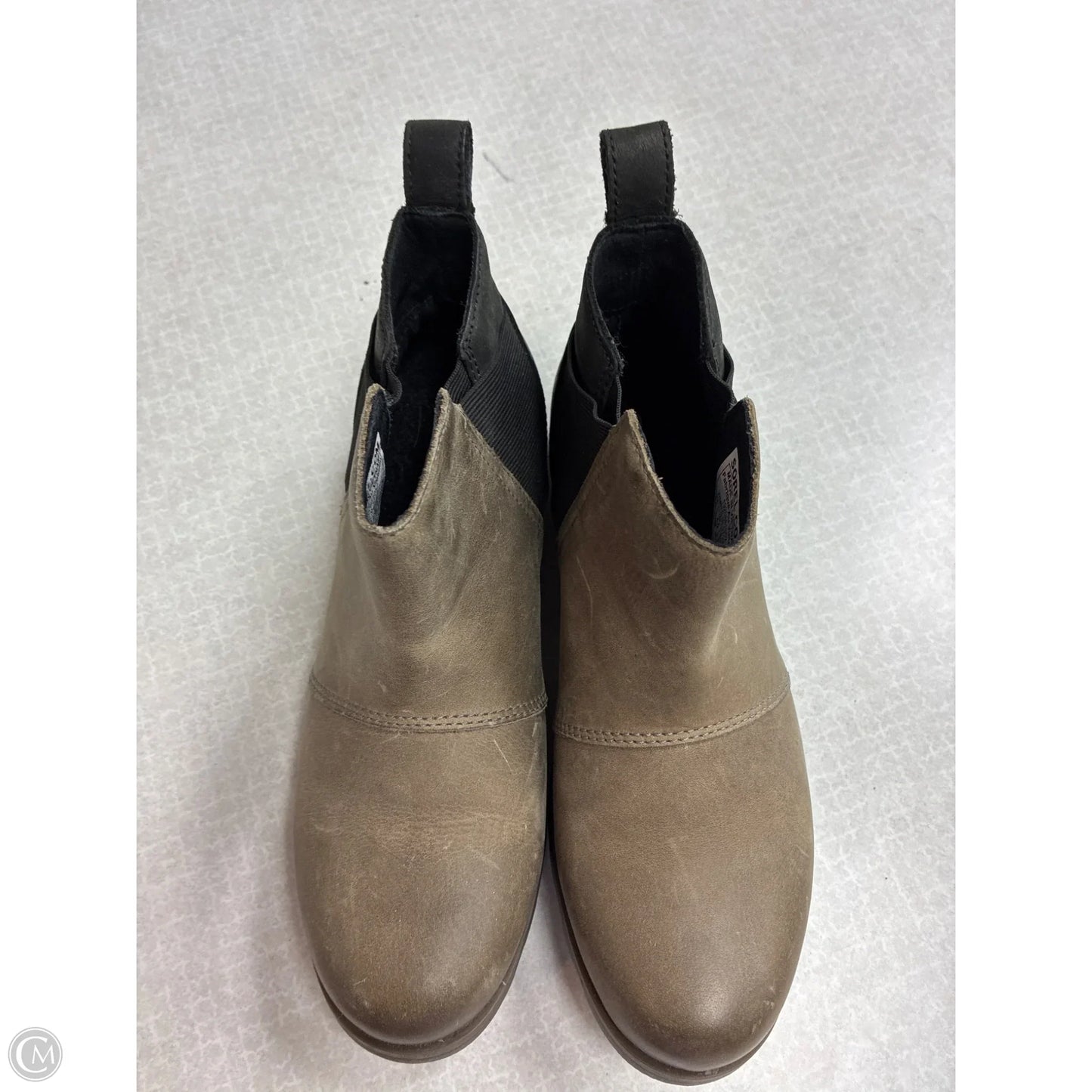 Boots Ankle Flats By Sorel In Taupe, Size: 6.5