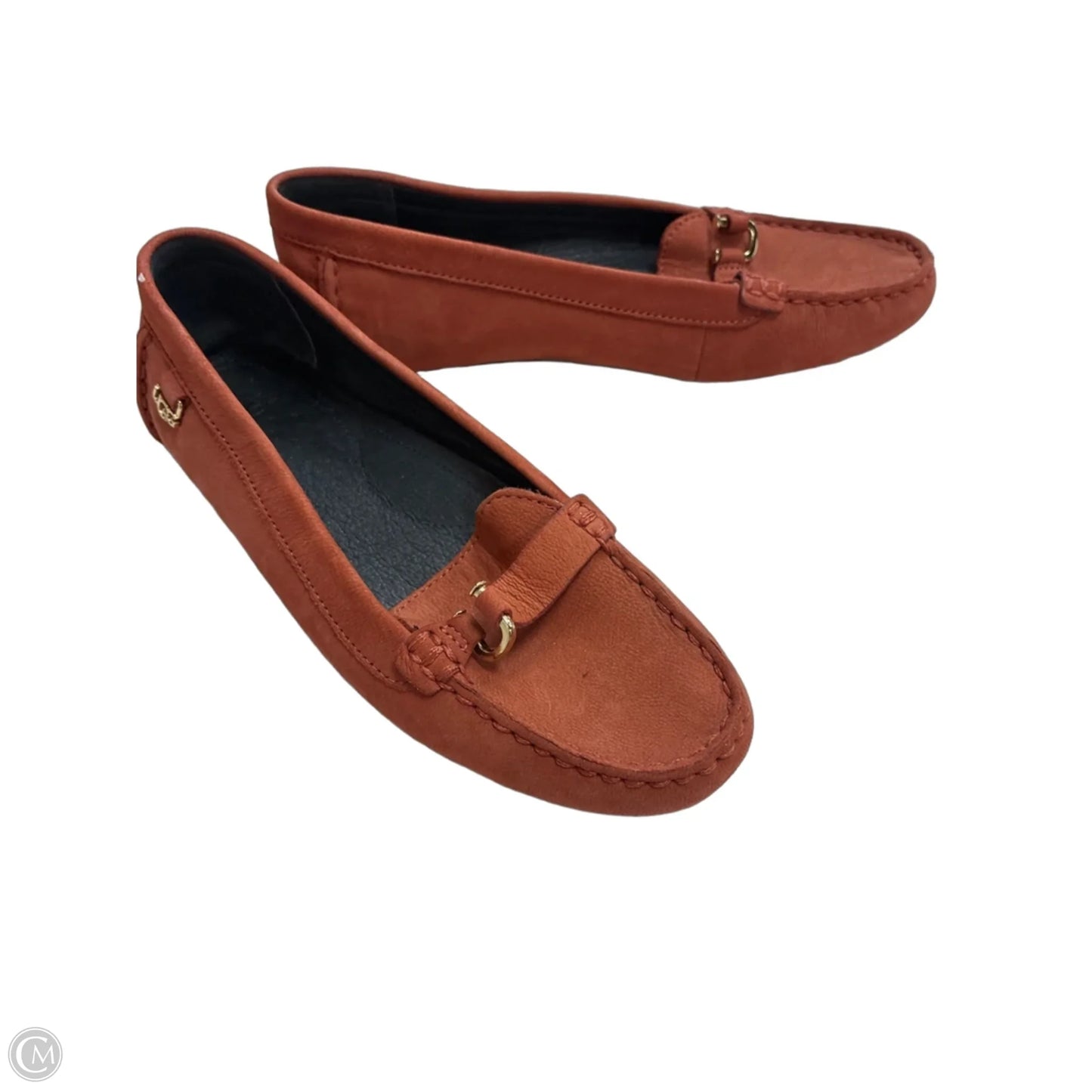 Shoes Designer By Ugg In Orange, Size: 6.5