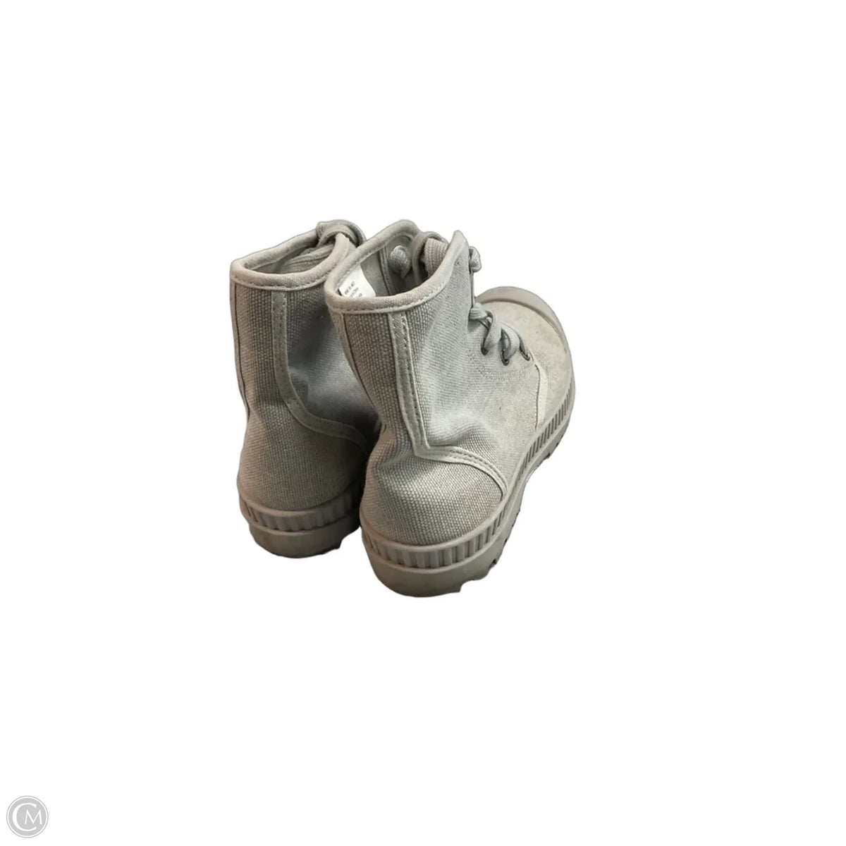 Boots Combat By So In Grey, Size: 9.5