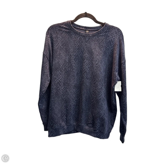 Athletic Sweatshirt Crewneck By Athleta In Blue, Size: M